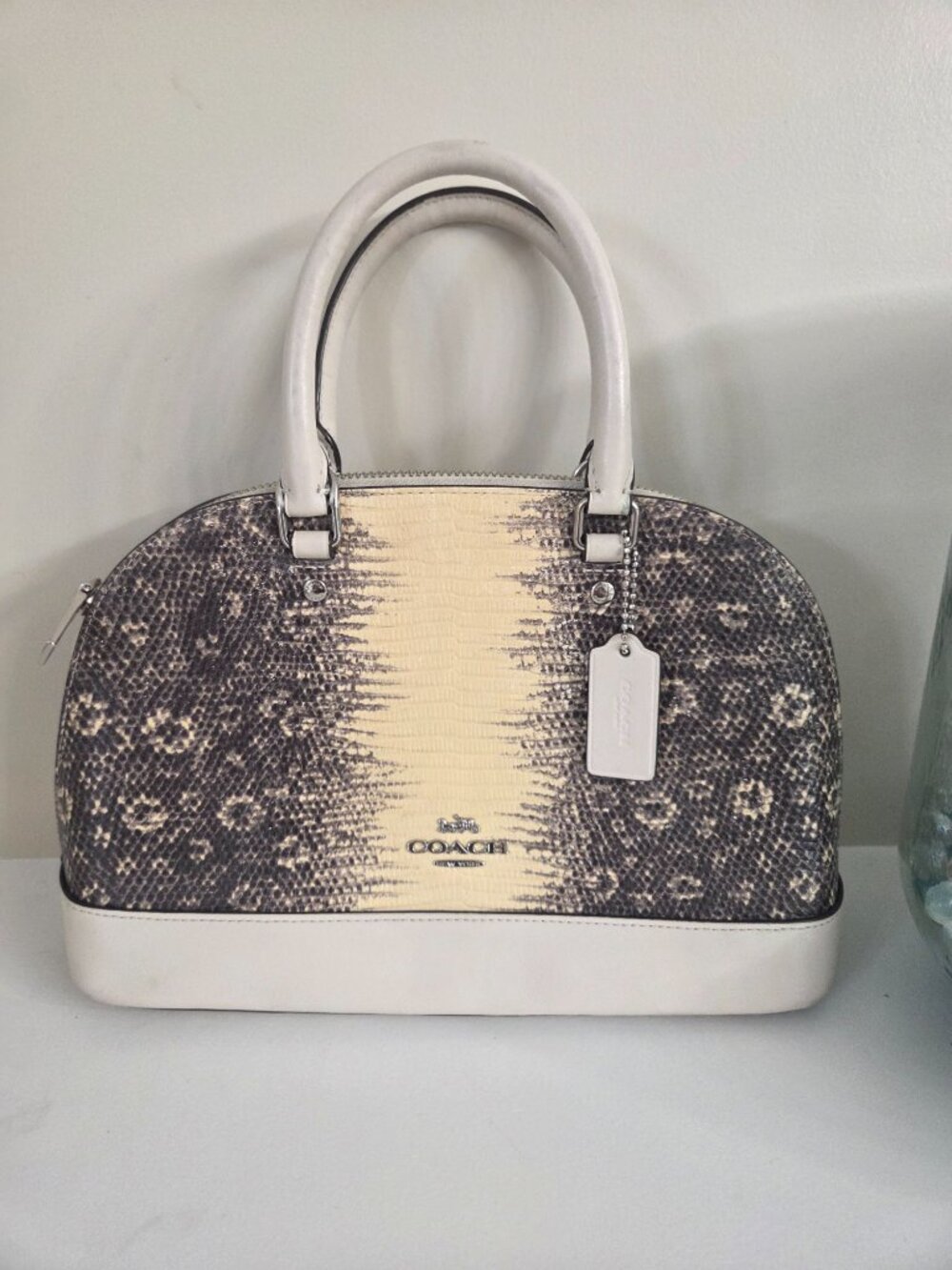 Coach Mini Sierra Satchel - snakeskin embossed leather - Picture 2 of 9